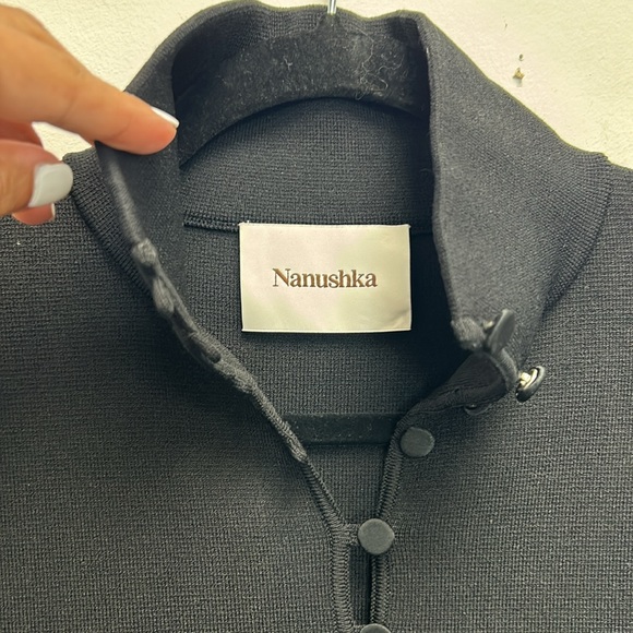 NANUSHKA Kaida mockneck cut-out midi dress - Picture 8 of 8